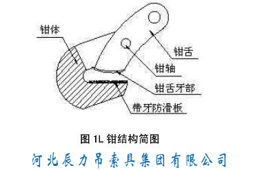 L鉗結構簡(jiǎn)圖見(jiàn)圖1
